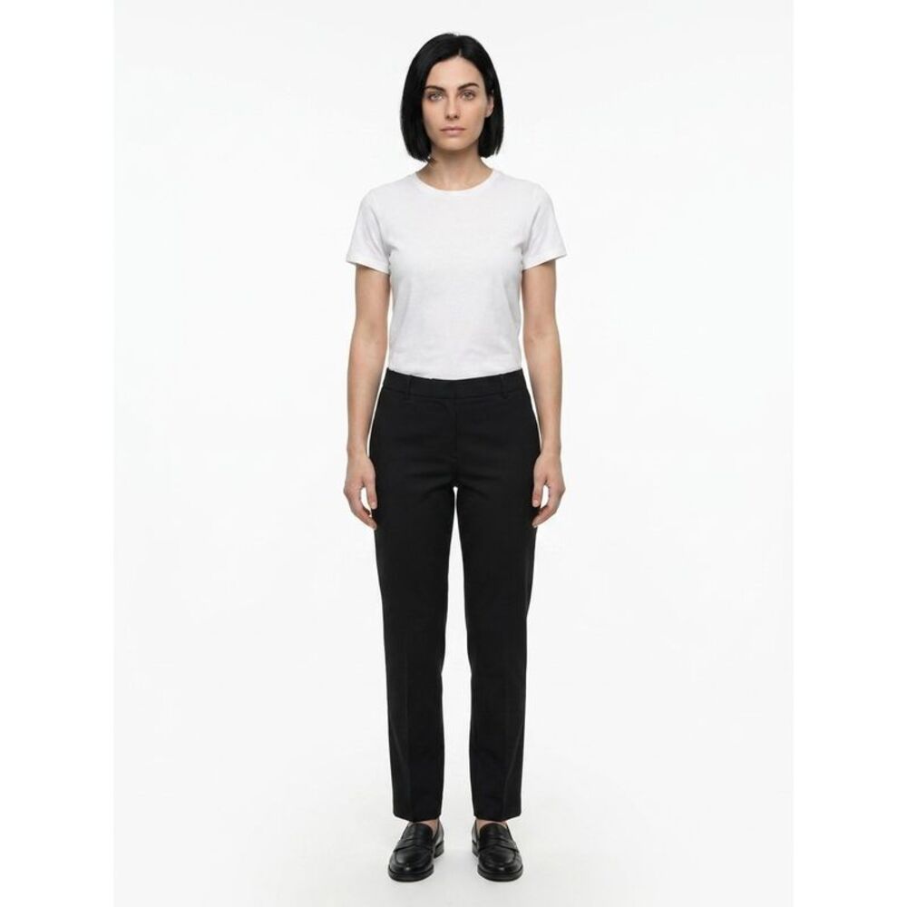 Dolce & Gabbana Black Cotton Casual Women's Pants